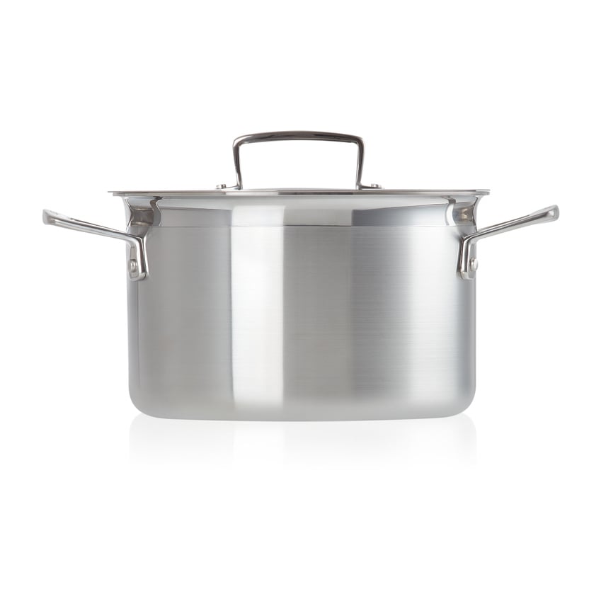 Le Creuset 3-Ply gryta med lock 2,3 l | Skandinavisk Design | Grytor | Silverfärgad