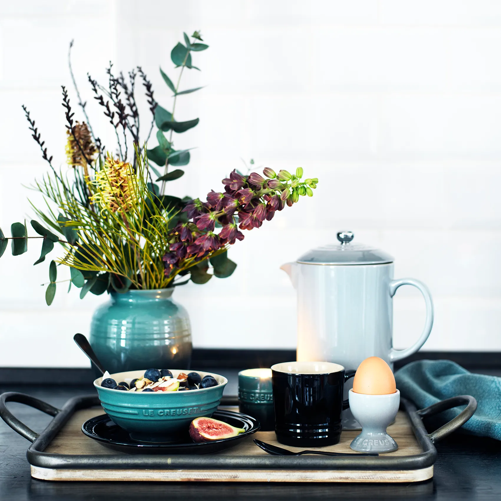 Le Creuset äggkopp, Mist gray Le Creuset