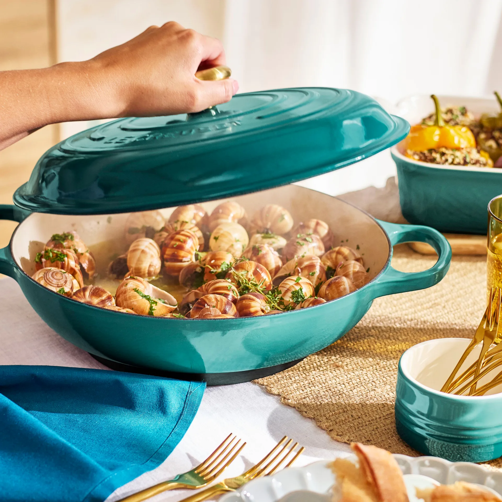 Le Creuset buffétgryta 3,5 l, Bleu Riviera Le Creuset