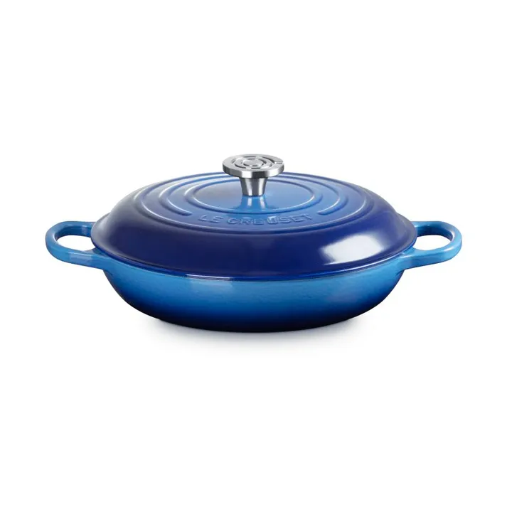 Le Creuset Classic gjutjärn buffétgryta glaslock - Azure, 3,5 L - Le Creuset