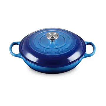 Le Creuset Classic gjutjärn buffétgryta glaslock - Azure, 3,5 L - Le Creuset