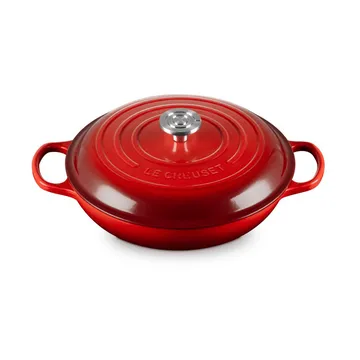 Le Creuset Classic gjutjärn buffétgryta glaslock - Cerise, 3,5 L - Le Creuset