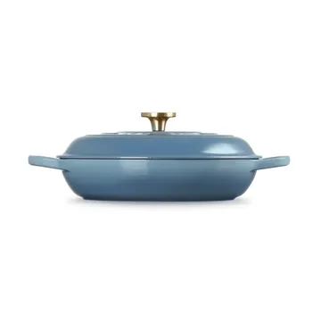 Le Creuset Classic gjutjärn buffétgryta glaslock - Chambray, 3,5 L - Le Creuset