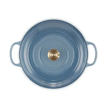Le Creuset Classic gjutjärn buffétgryta glaslock - Chambray, 3,5 L - Le Creuset