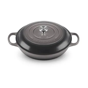 Le Creuset Classic gjutjärn buffétgryta glaslock - Flint, 3,5 L - Le Creuset