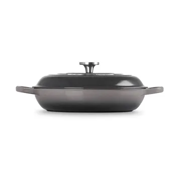 Le Creuset Classic gjutjärn buffétgryta glaslock - Flint, 3,5 L - Le Creuset
