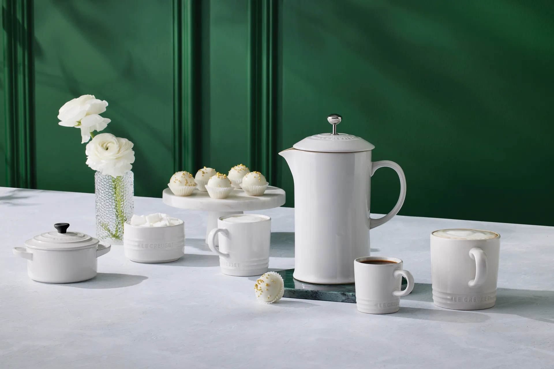 Le Creuset espressokopp 10 cl, White Le Creuset