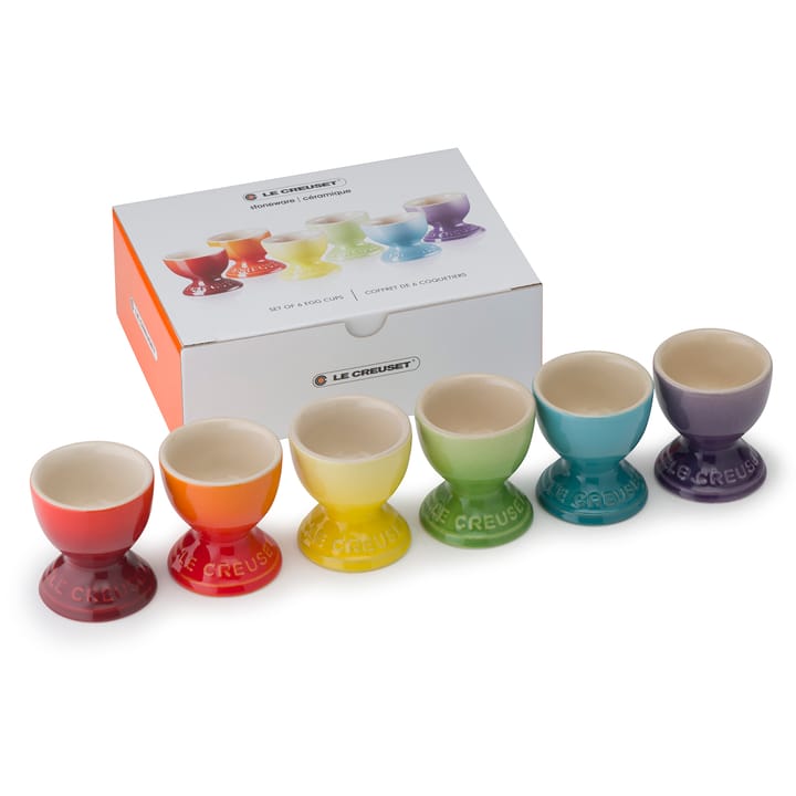 Le Creuset gåvoset äggkopp 6-pack - Rainbow - Le Creuset