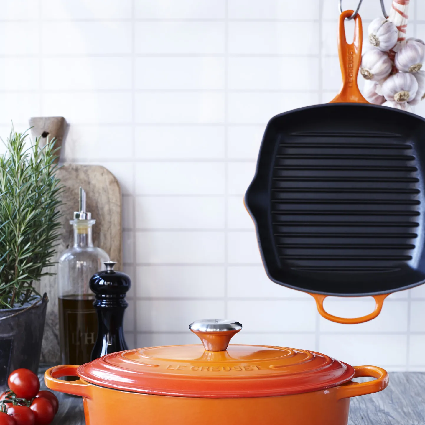 Le Creuset grillpanna 26 cm, Volcanic Le Creuset