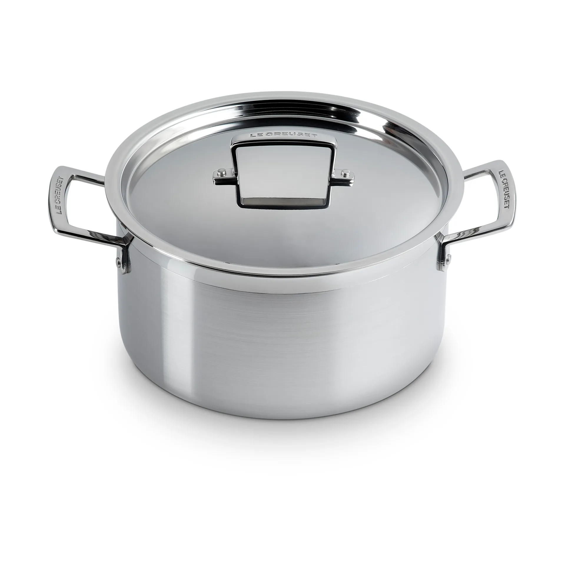 Le Creuset gryt- och stekpanneset, Rostfritt stål, 3 delar Le Creuset