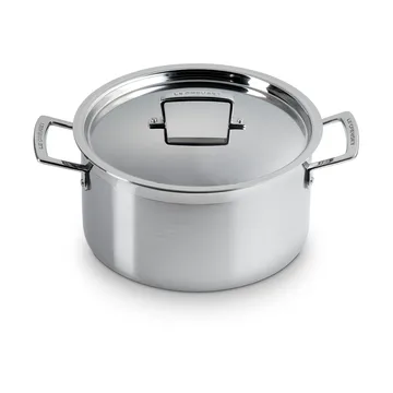 Le Creuset gryt- och stekpanneset - Rostfritt stål, 3 delar - Le Creuset
