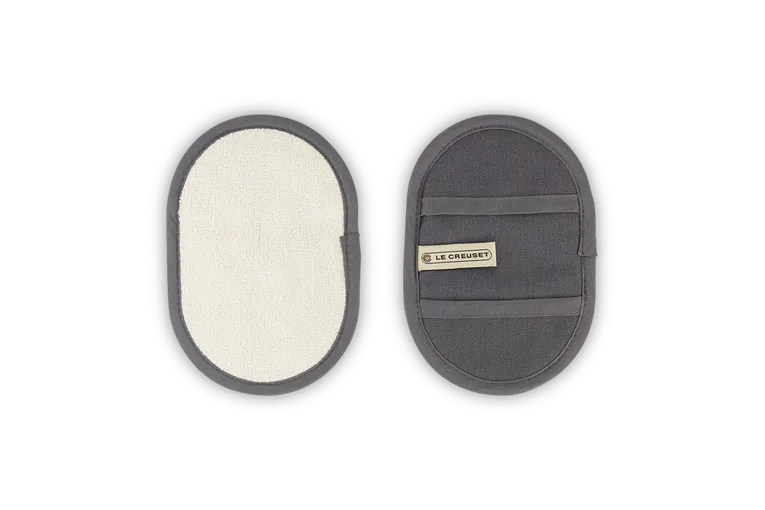 Le Creuset grytlappar 2-pack 18x12 cm, Grå Le Creuset