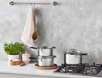 Le Creuset grytset - Rostfritt stål, 3 delar - Le Creuset