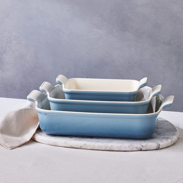 Le Creuset Heritage ugnsform 19 cm, Chambray Le Creuset