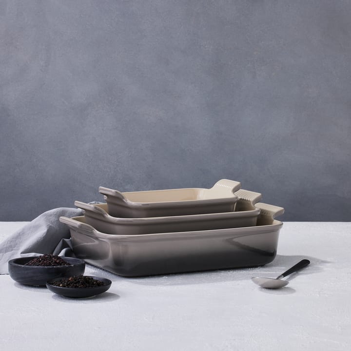 Le Creuset Heritage ugnsform 19 cm, Flint Le Creuset