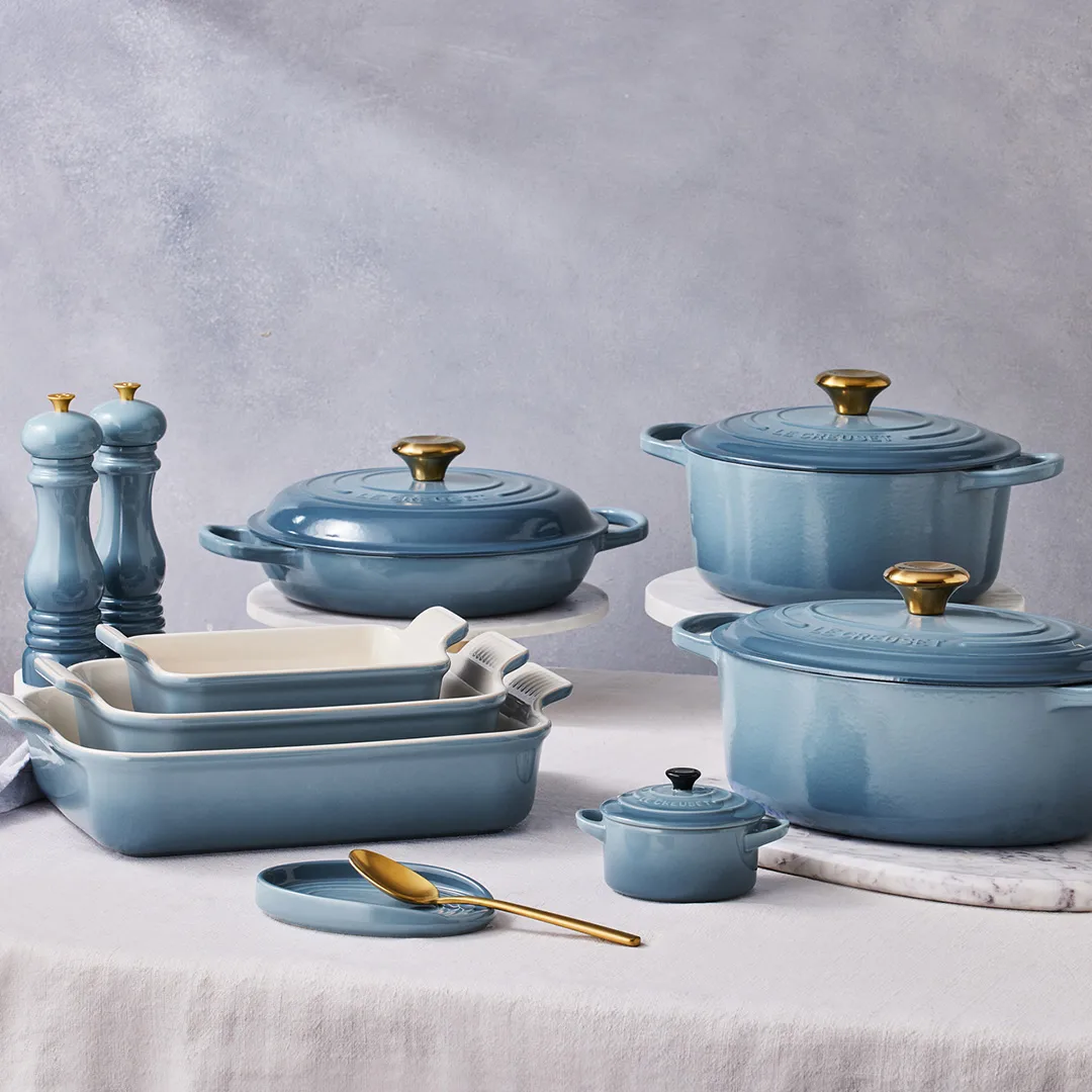 Le Creuset Heritage ugnsform 26 cm, Chambray Le Creuset