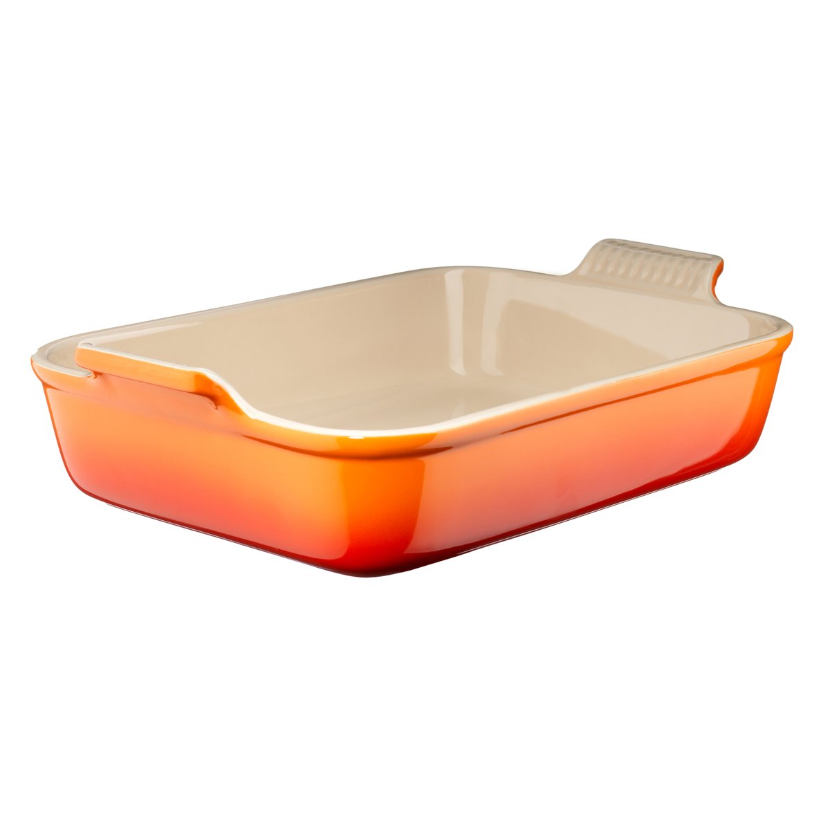 Le Creuset Heritage ugnsform 26 cm Volcanic | Skandinavisk Design | Ugnsformar | Orange