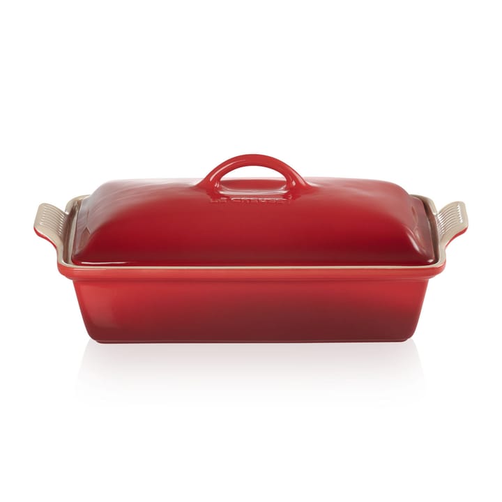 Le Creuset Heritage ugnsform med lock 3.8 l, Cerise Le Creuset