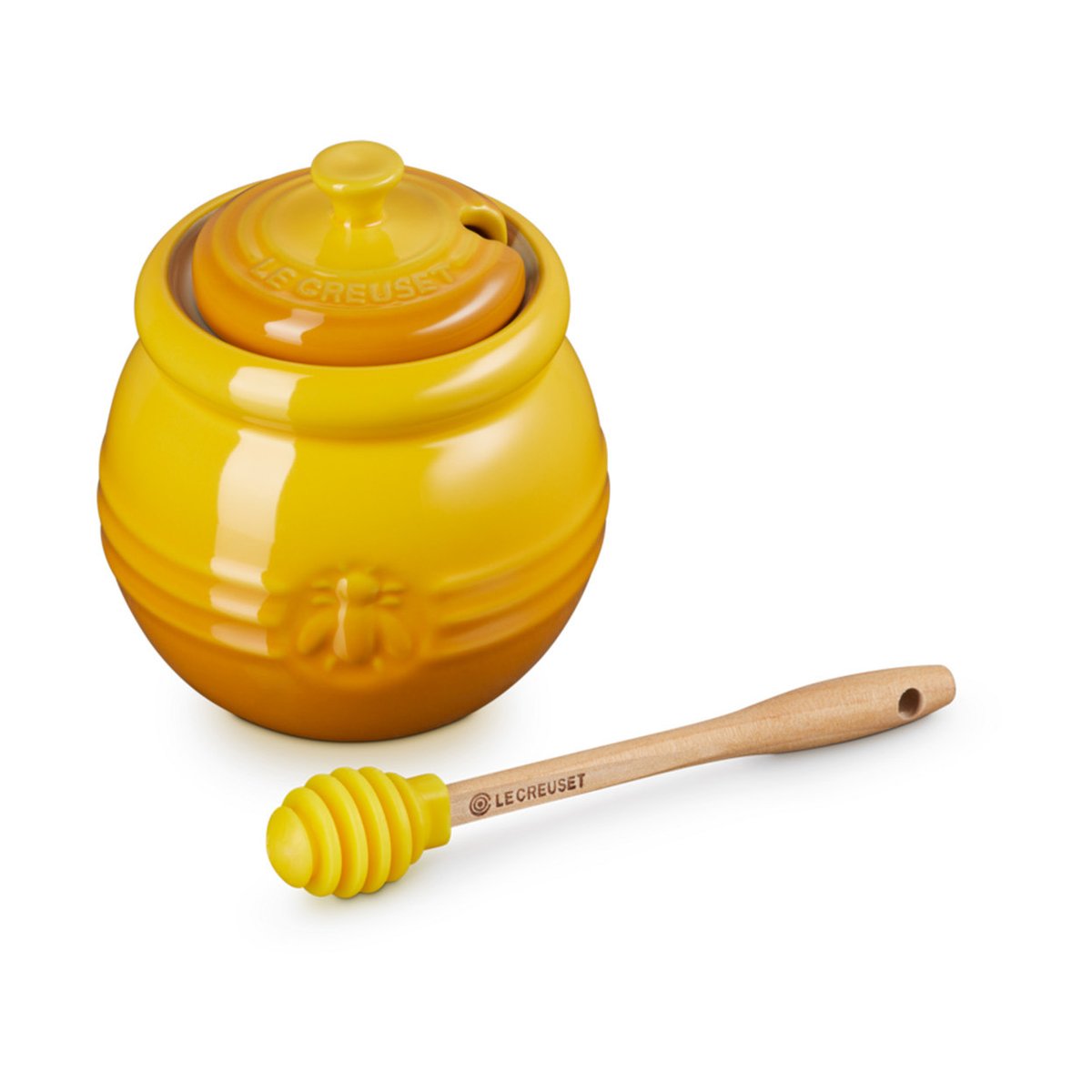 Le Creuset honungsburk spiral 45 cl Nectar | Skandinavisk Design | Förvaringsburkar | Gul