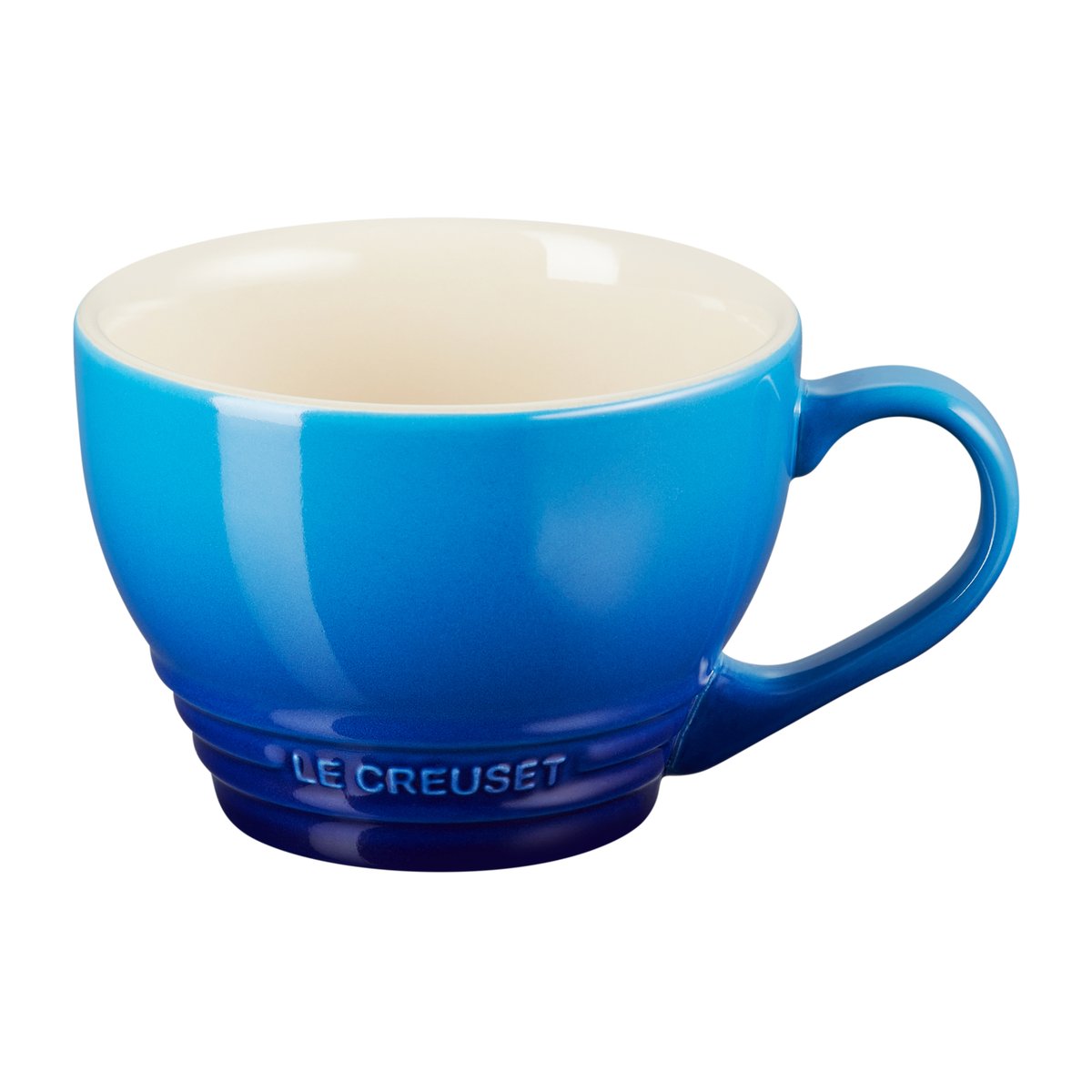 Le Creuset jumbokopp 40 cl Azure blue | Skandinavisk Design | Kaffekoppar | Blå