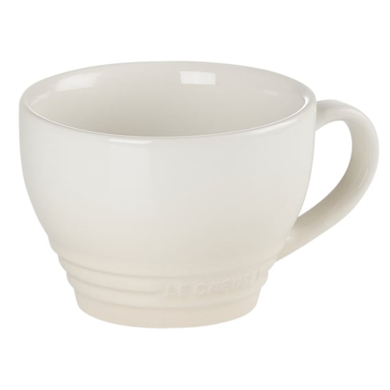 Le Creuset jumbokopp 40 cl Meringue | Skandinavisk Design | Kaffekoppar | Beige