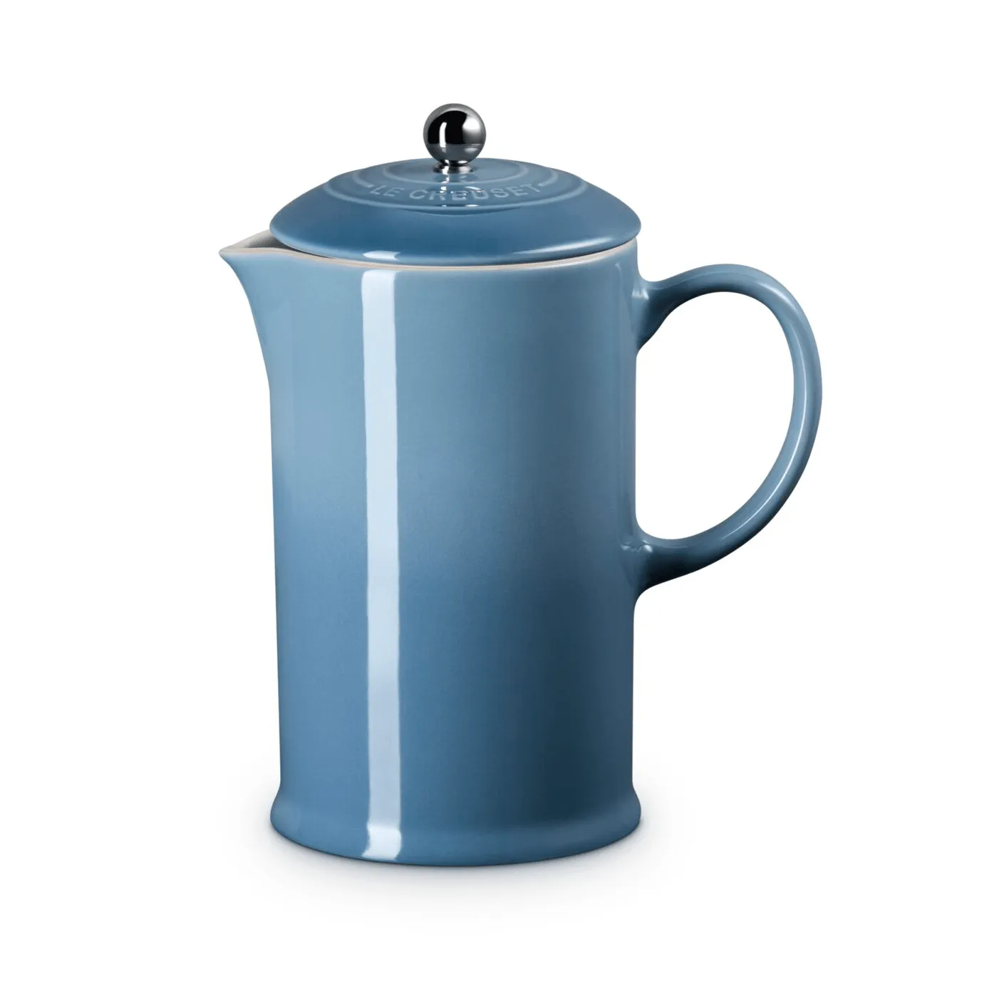 Le Creuset kaffekanna med press, Chambray, 1 L Le Creuset