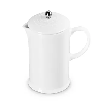 Le Creuset kaffekanna med press - White, 1 L - Le Creuset