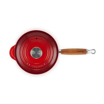 Le Creuset kastrull med trähandtag 1,8 l - Cerise - Le Creuset