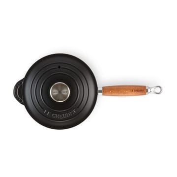 Le Creuset kastrull med trähandtag 1,8 l - Matte black - Le Creuset