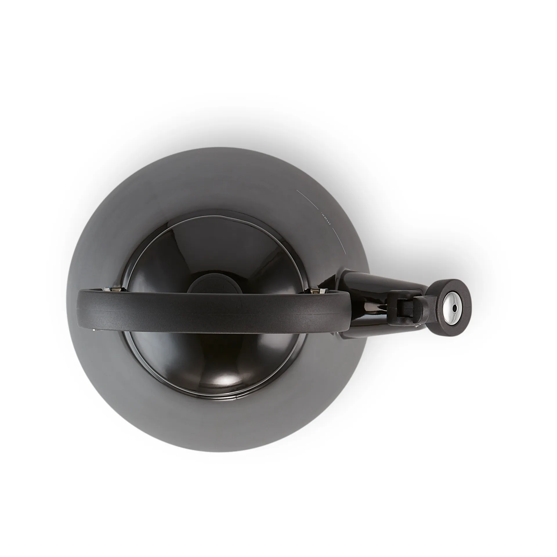 Le Creuset Kone vattenkittel med vissla, Black Le Creuset