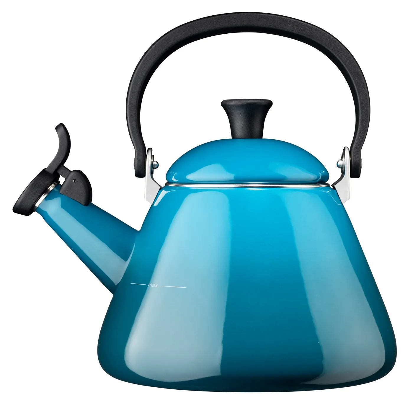 Le Creuset Kone vattenkittel med vissla, Deep Teal Le Creuset