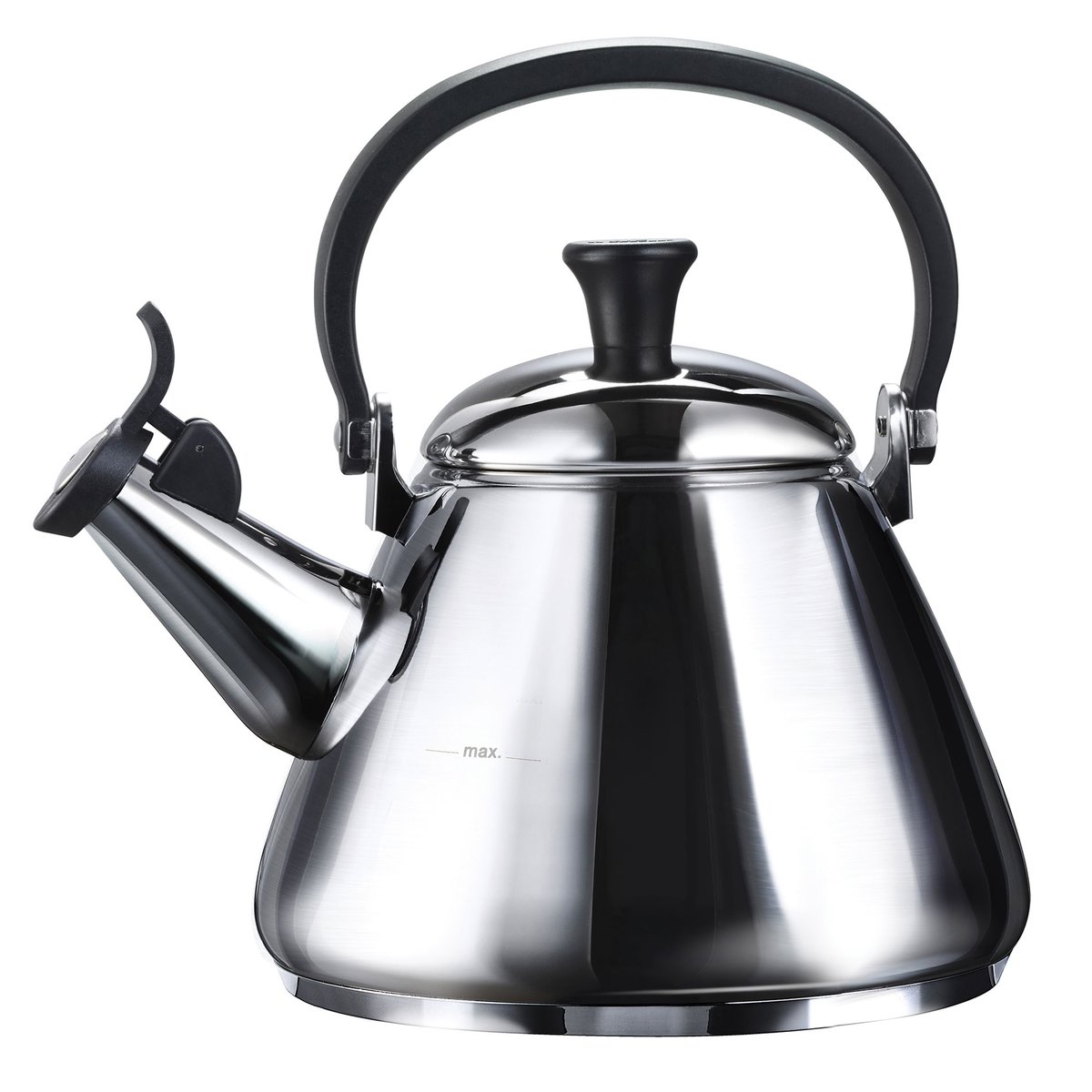 Le Creuset Kone vattenkittel med vissla Steel | Skandinavisk Design | Vattenkittlar | Silverfärgad