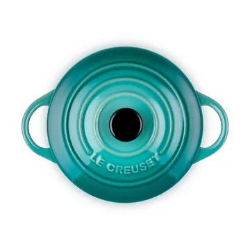 Le Creuset minigryta 10 cm - Bleu Riviera - Le Creuset