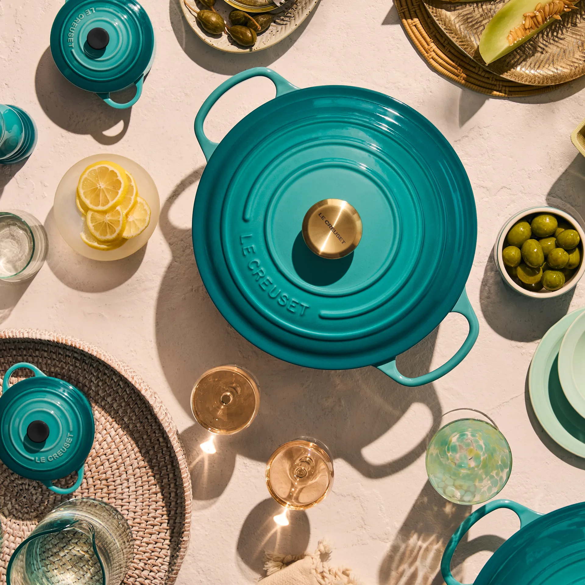 Le Creuset minigryta 10 cm, Bleu Riviera Le Creuset