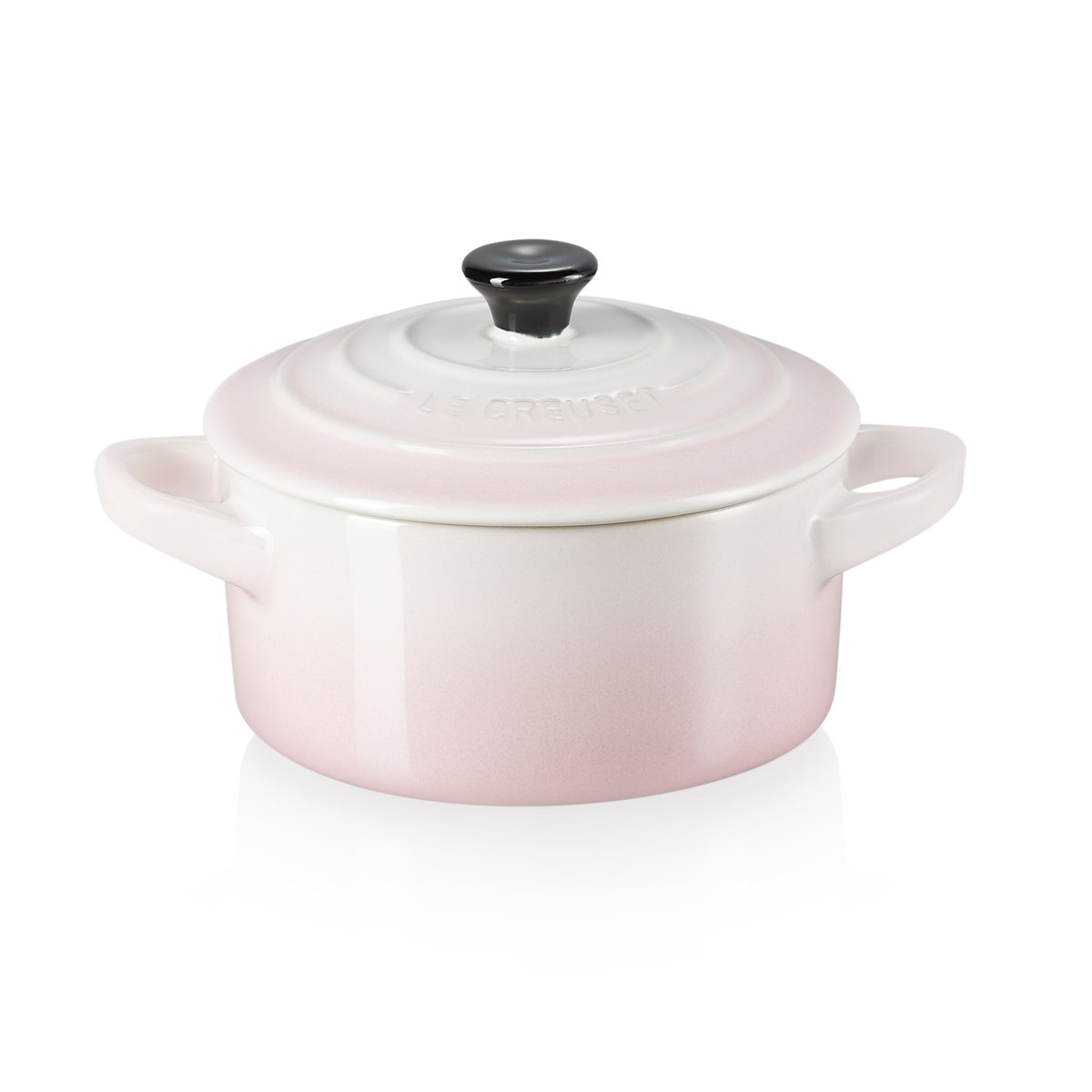 Le Creuset minigryta 10 cm Shell pink | Skandinavisk Design | Ugnsformar | Vit