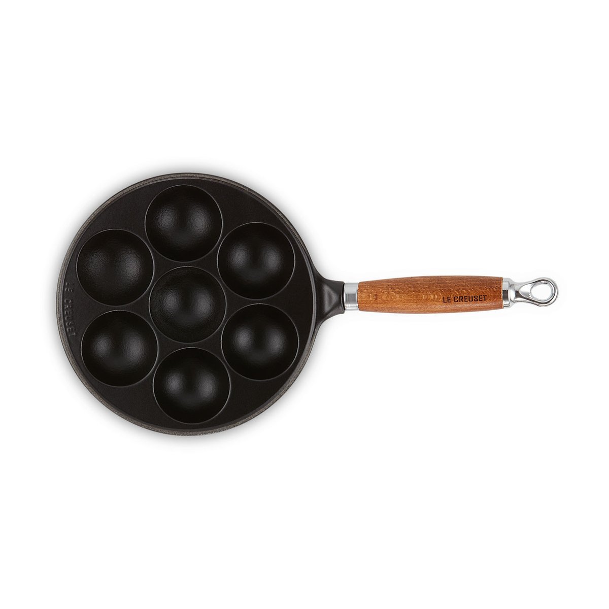 Le Creuset munkpanna gjutjärn Matte black | Skandinavisk Design | Stekpannor | Svart