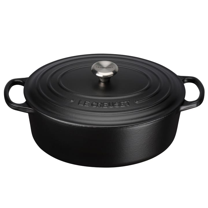 Le Creuset oval gryta 4,1 l - Matte Black - Le Creuset