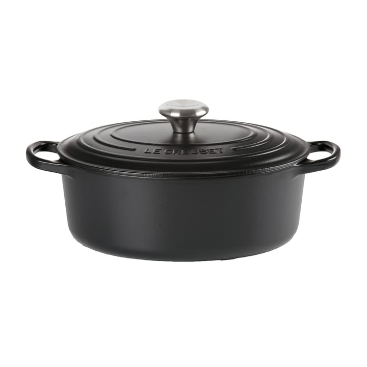 Le Creuset oval gryta 6,3 l - Matte black - Le Creuset