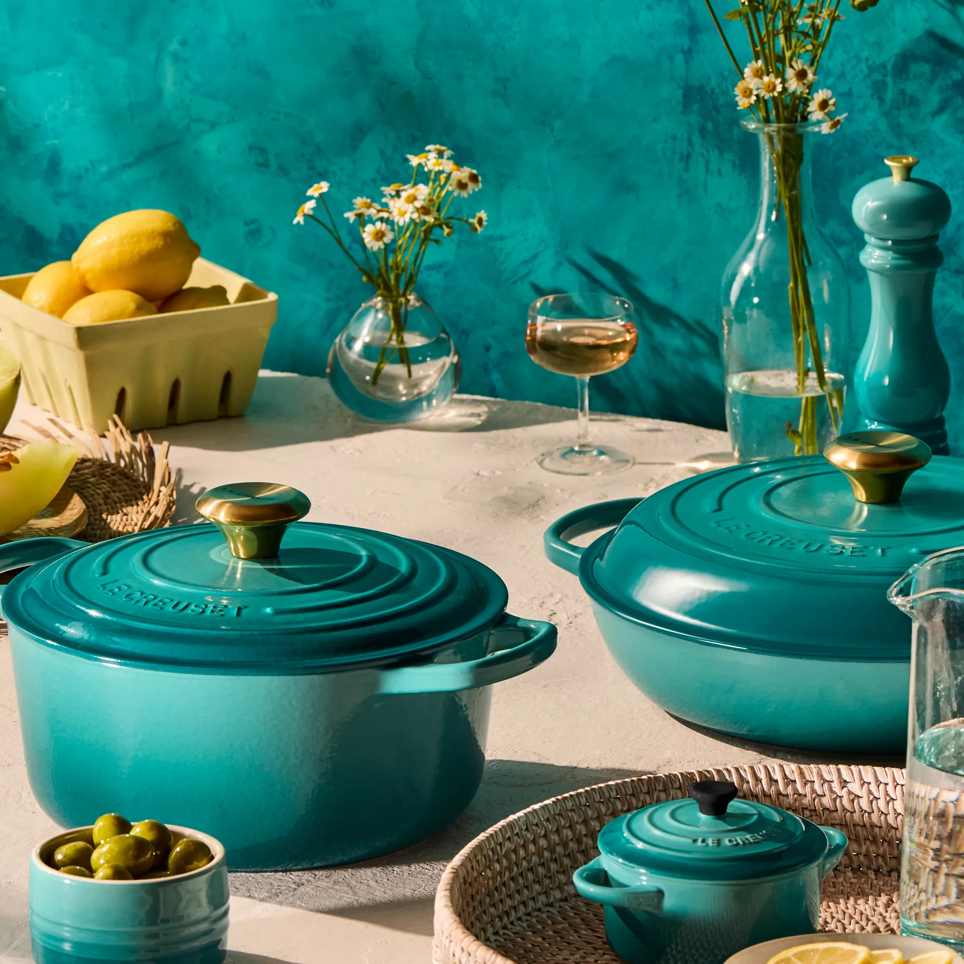 Le Creuset ramekin stapelbar, Bleu Riviera Le Creuset