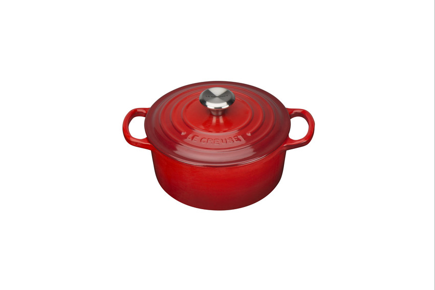 Le Creuset rund gryta Ø22 cm Cerise | Skandinavisk Design | Grytor | Röd