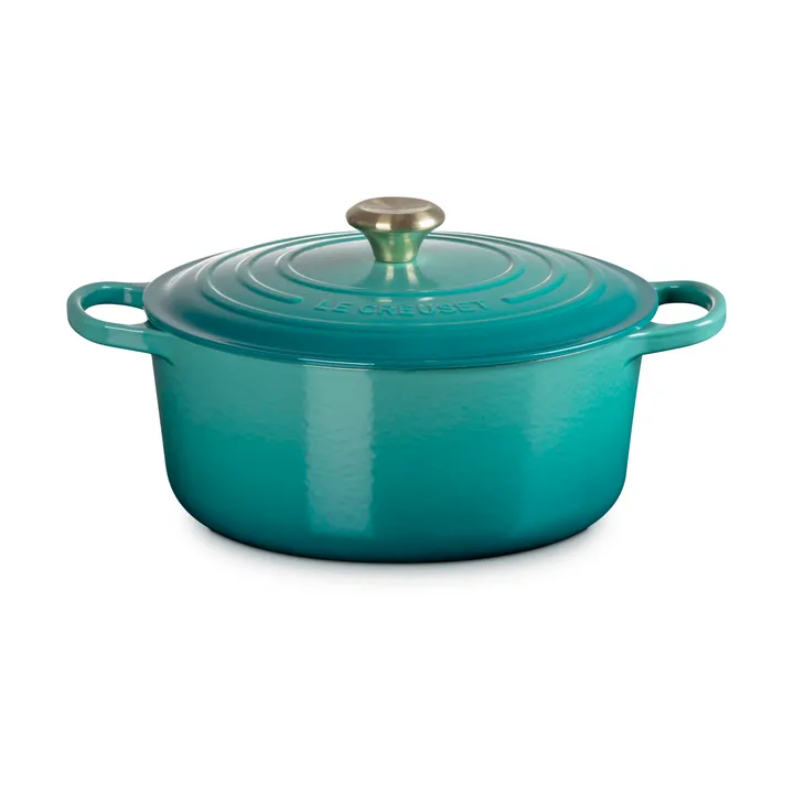 Le Creuset rund gryta 5,3 l - Bleu Riviera - Le Creuset