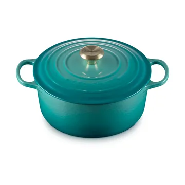 Le Creuset rund gryta 5,3 l - Bleu Riviera - Le Creuset