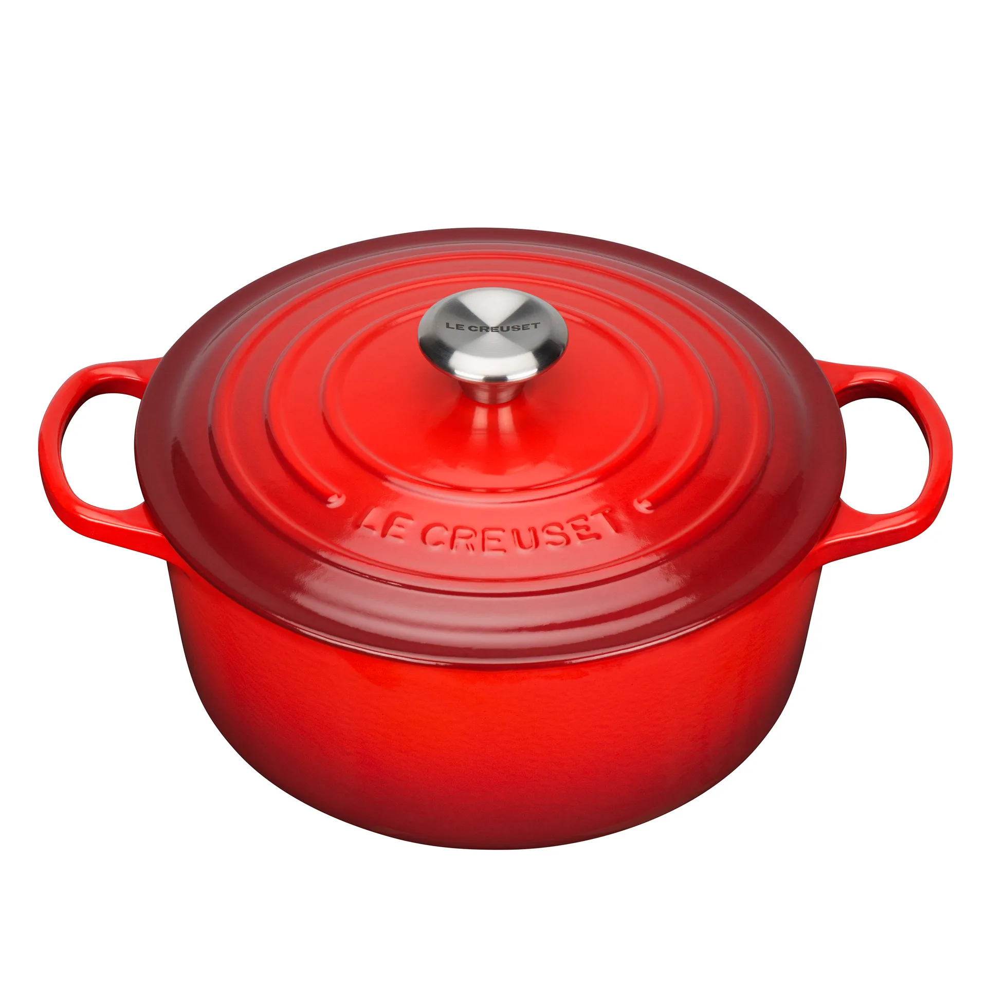 Le Creuset rund gryta 5,3 l, Cerise Le Creuset