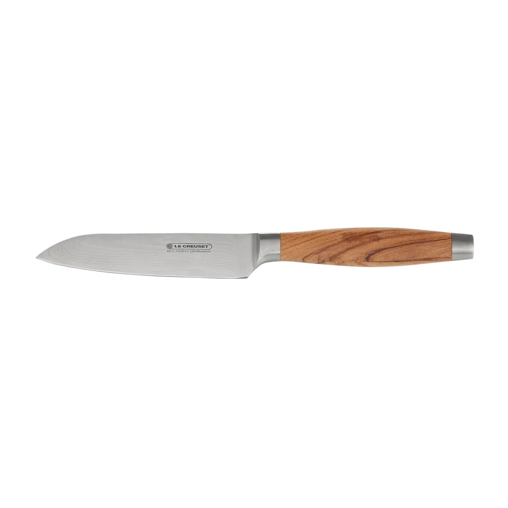 Le Creuset Le Creuset santokukniv med olivträhandtag 13 cm