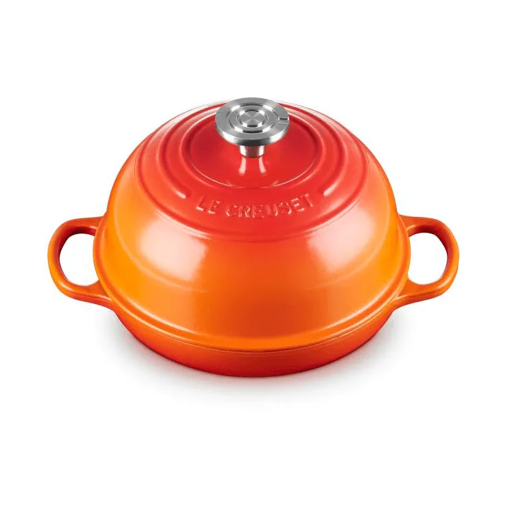 Le Creuset Signature gjutjärn brödform, Volcanic, 1,6 L, 24 cm Le Creuset