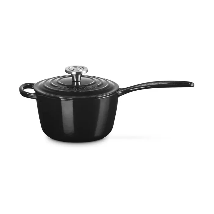 Le Creuset Signature gjutjärn kastrull - Black, 1,5 L - Le Creuset