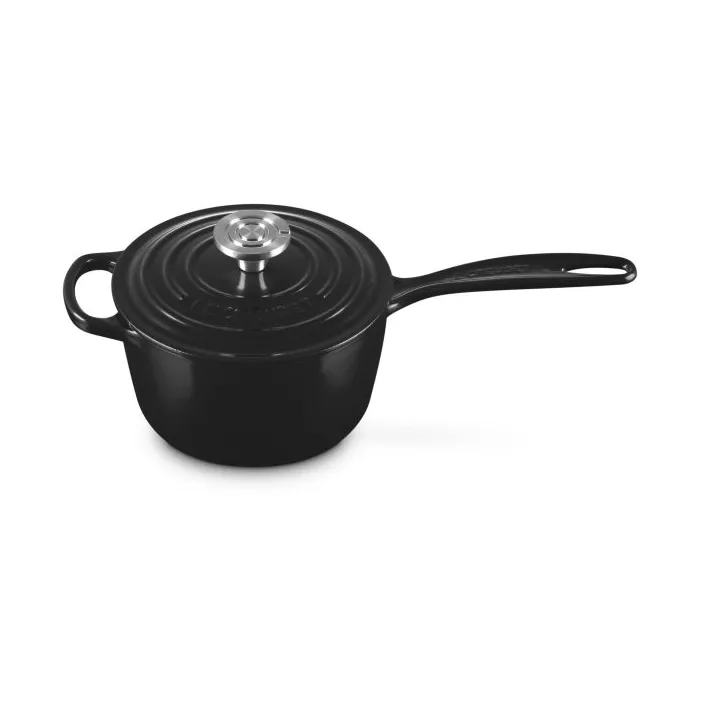 Le Creuset Signature gjutjärn kastrull, Black, 1,5 L Le Creuset