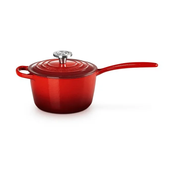 Le Creuset Signature gjutjärn kastrull, Cerise, 1,5 L Le Creuset