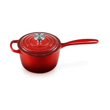 Le Creuset Signature gjutjärn kastrull - Cerise, 1,5 L - Le Creuset