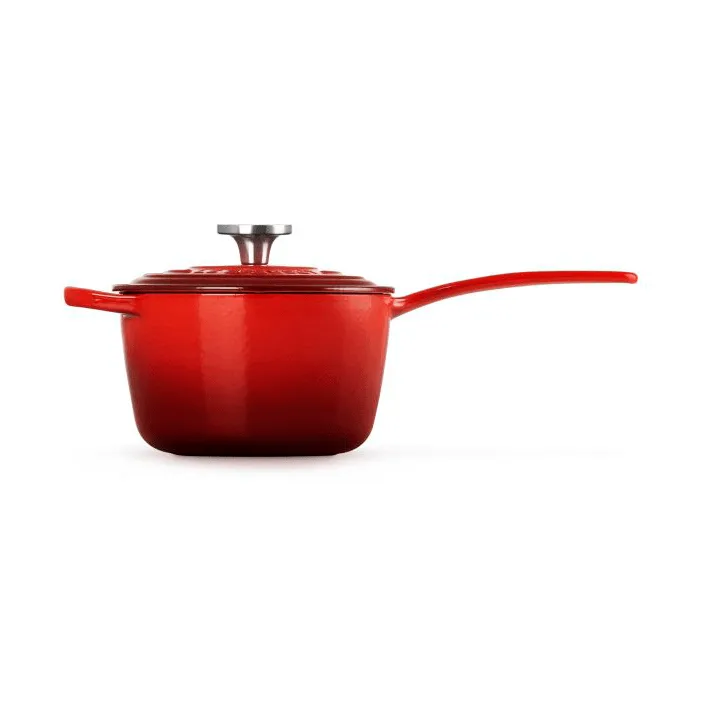 Le Creuset Signature gjutjärn kastrull, Cerise, 1,5 L Le Creuset